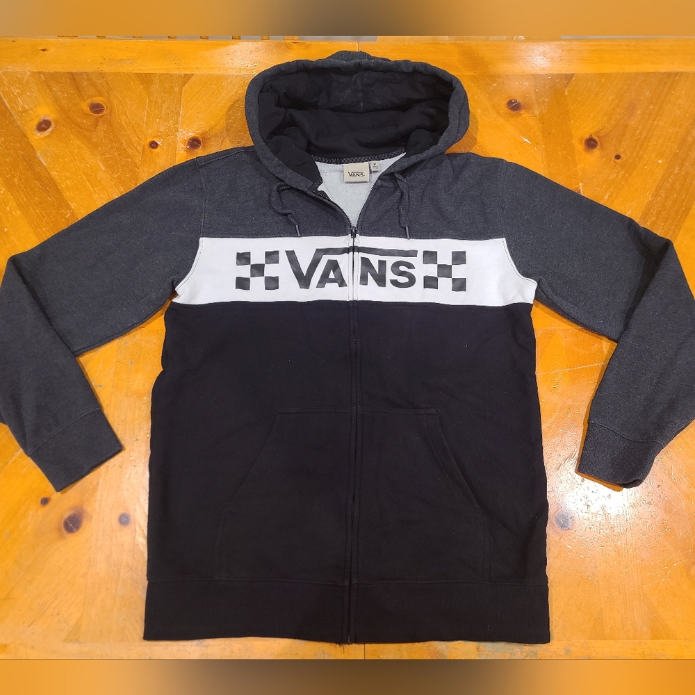 Vans zip up hoodie size Medium